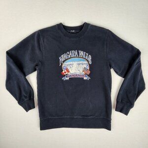 Brandy Melville John Galt Erica Niagara Falls Canada Sweatshirt Blue